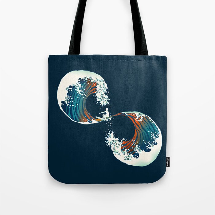 The Wave is forever Tote Bag