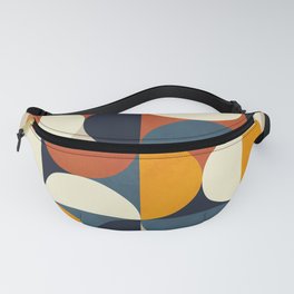 mid century abstract shapes fall winter 3 Fanny Pack