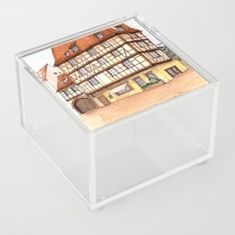 House in Colmar illustration Acrylic Box