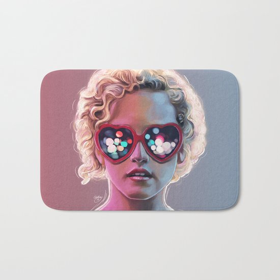 Electrick Girl Bath Mat