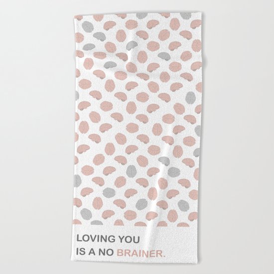 No brainer Beach Towel