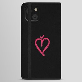 Heart iPhone Wallet Case