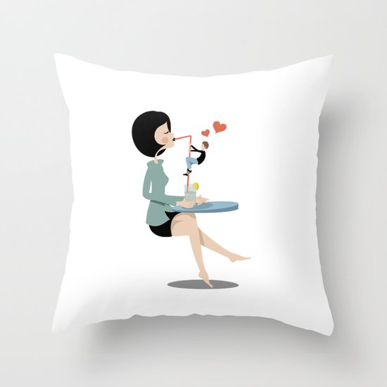 Go and get it Throw Pillow