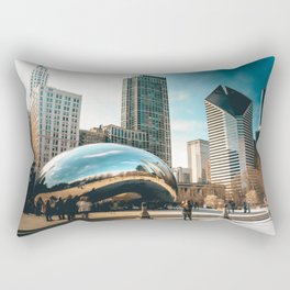 Architecture mirror art Rectangular Pillow