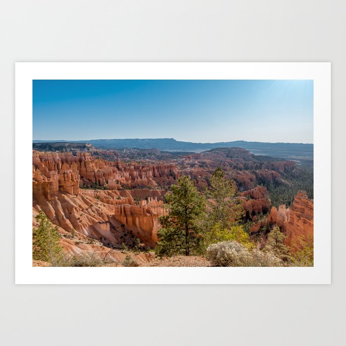 View over Bryce Canyon National Park Art Print