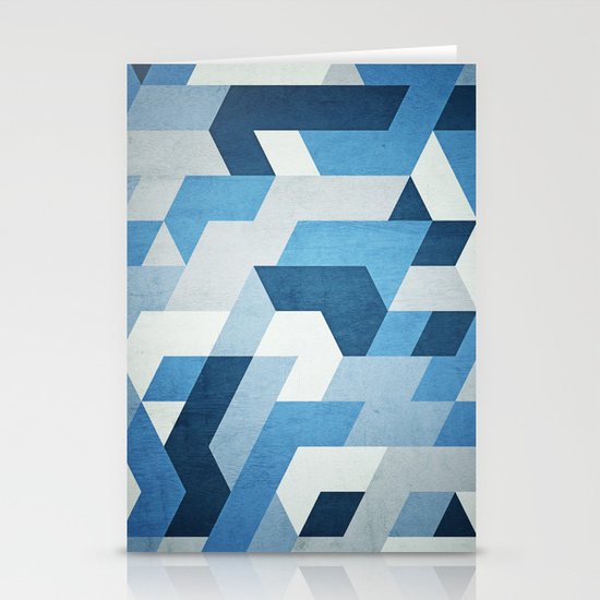 Abstract Geometry Stationery Cards