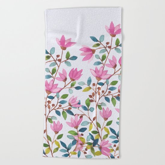flowers 477 a Beach Towel
