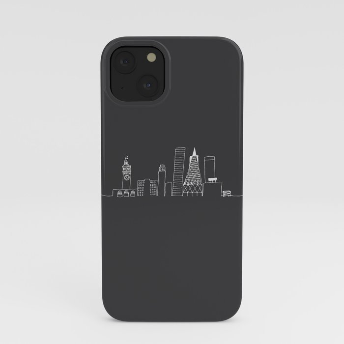 San Francisco Skyline Sketch iPhone Case