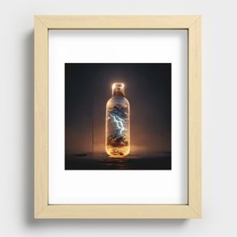 Lightning in a Bottle Recessed Framed Print