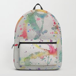 Abstract bright splashes #2 Backpack