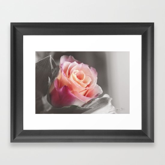 Peachie Framed Art Print