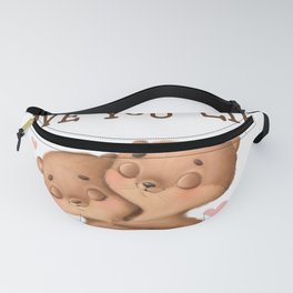 Love You Like No Otter Valentines Day Fanny Pack