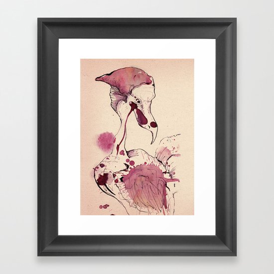 Hoploid Heron Framed Art Print