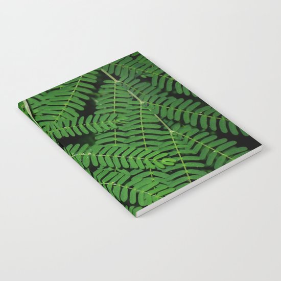 Green Ferns Notebook