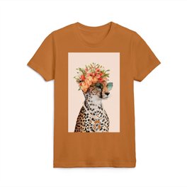 ROYAL CHEETAH Kids T Shirt | Fashion, Leopard, Beauty, Cats, Animalprint, Wildlife, Cheetah, Cat, Floral, Curated 