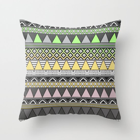 CELADON & HANSA YELLOW Throw Pillow