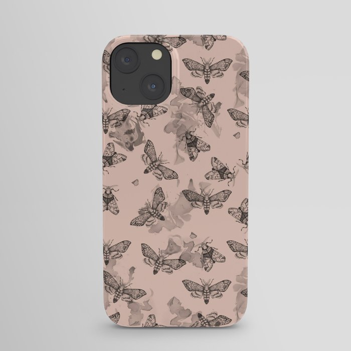 Moths and marble iPhone Case