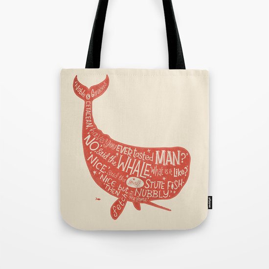 'How the Whale Got His Throat' Tote Bag