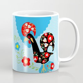 Portuguese Rooster of Luck with blue dots Coffee Mug