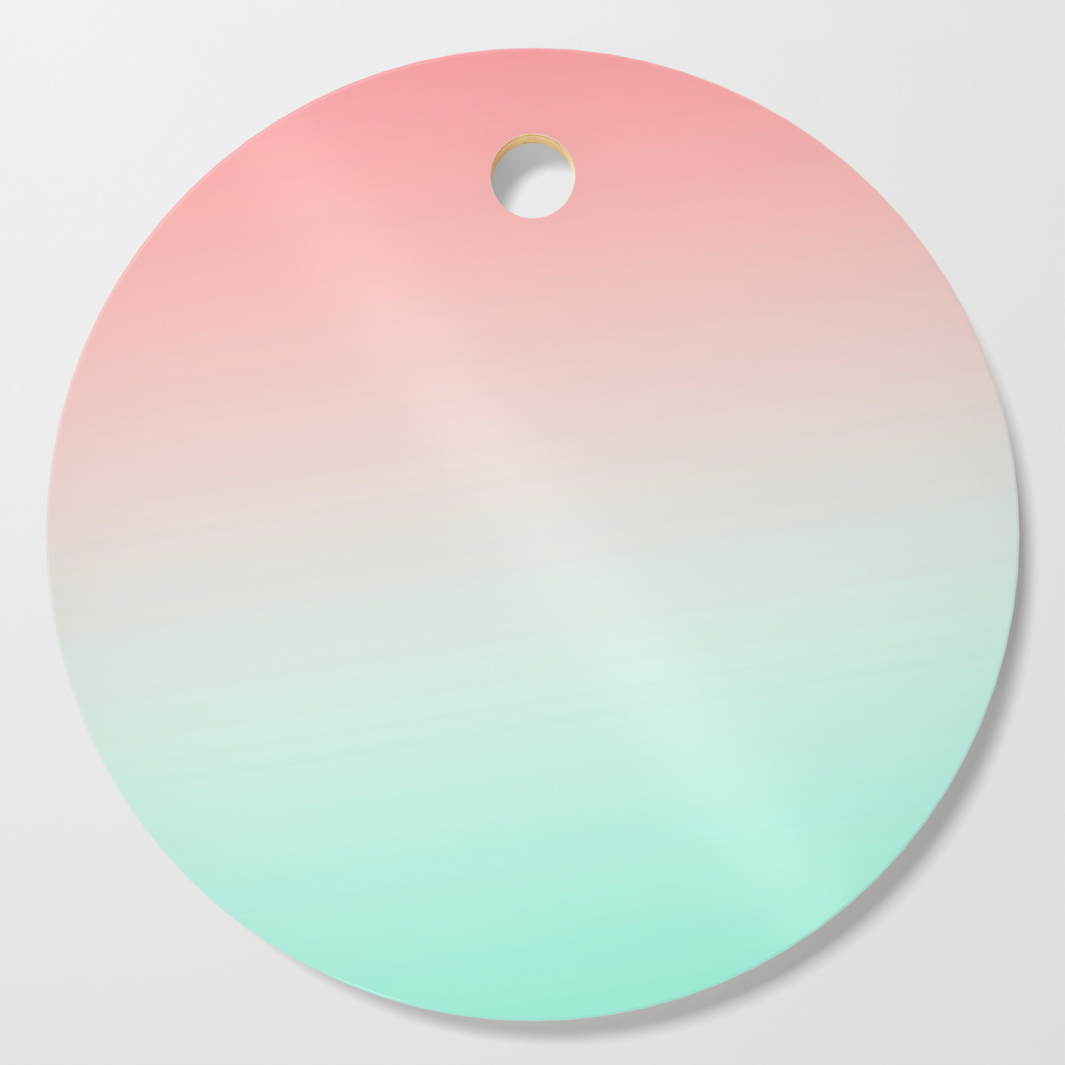 Ombre Gradient Digital Illustration Coral Green Colors Cutting