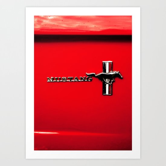 Mustang Art Print