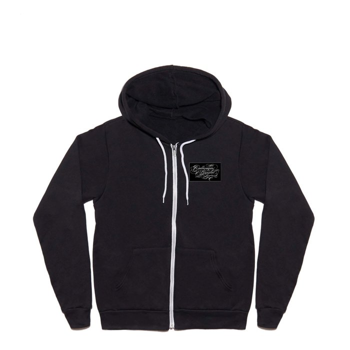 Calligraphy Is Awesome Full Zip Hoodie