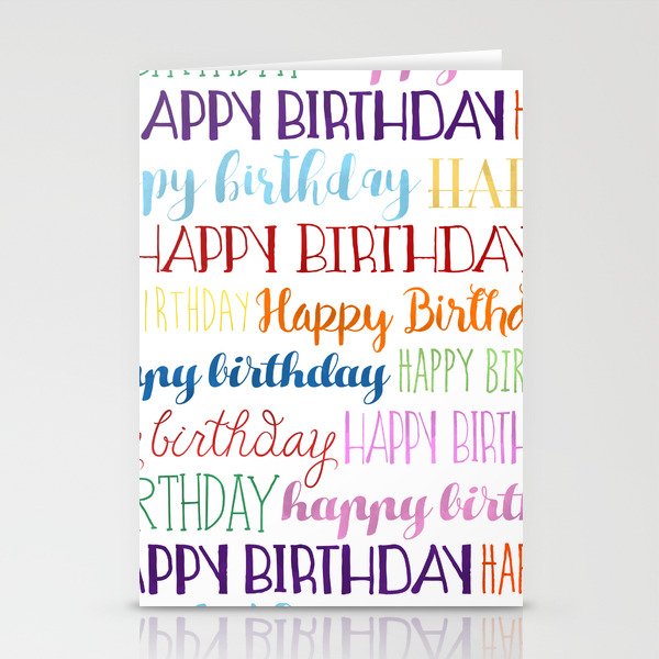 Happy Birthday | Fun & Bright Stationery Cards