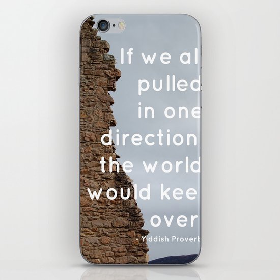 Go your own way iPhone & iPod Skin