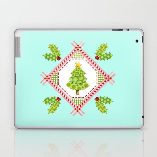 Holiday Polka Dots Laptop & iPad Skin