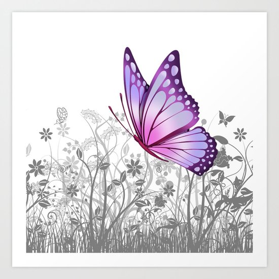 Fantasy Butterfly #8 Art Print
