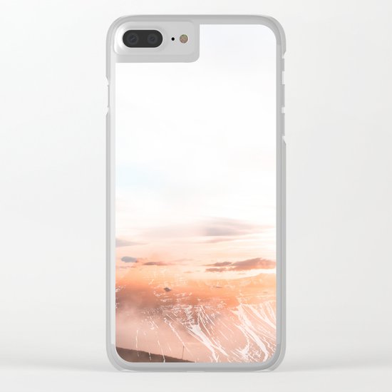 Rising Sun Clear iPhone Case