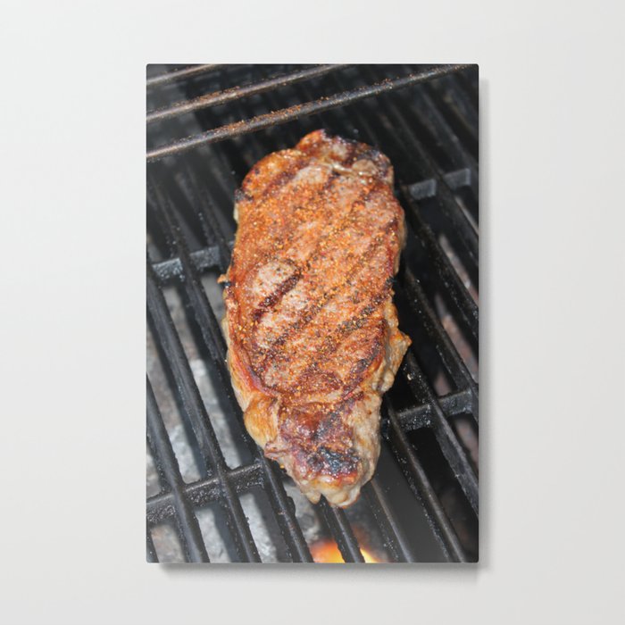 Steak Metal Print