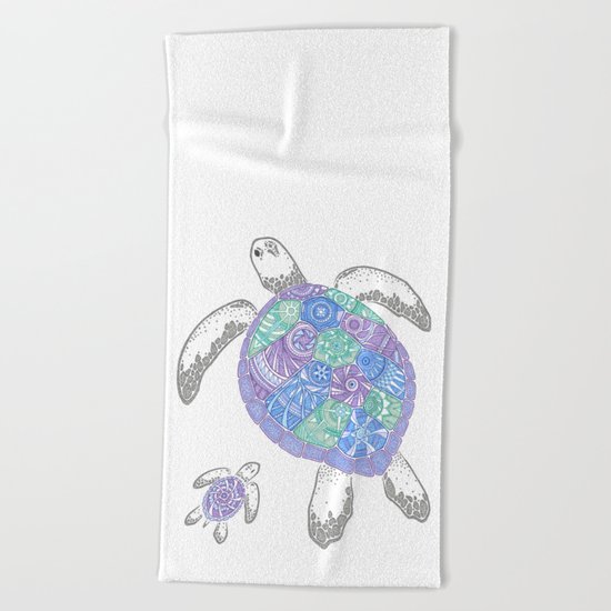 Sea Turtles Beach Towel