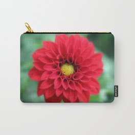 Breathtakingly Beautiful Red Dahlia Carry-All Pouch