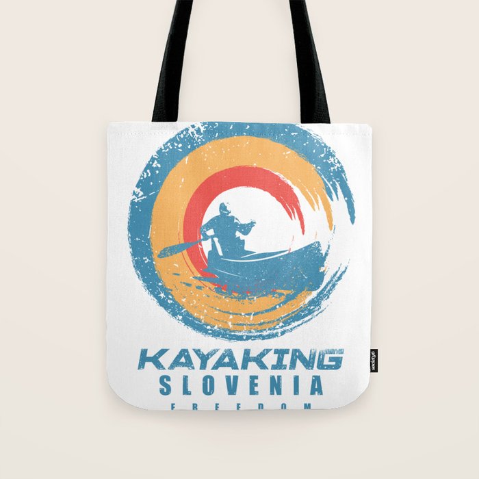 slovenia Kayak Adventure Tote Bag by Serenity by Alex Society6