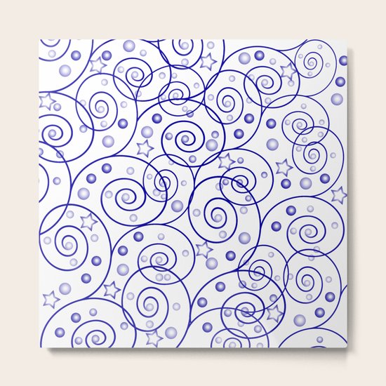 Abstract pattern. Metal Print