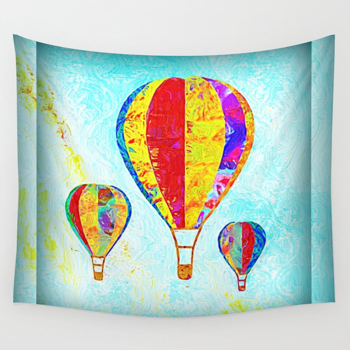 Beautiful Balloons Mosaic-Look Wall Tapestry by ...
