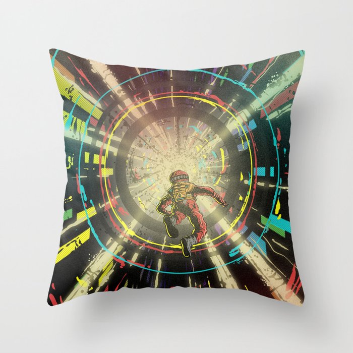 It Goes on Forever... Throw Pillow