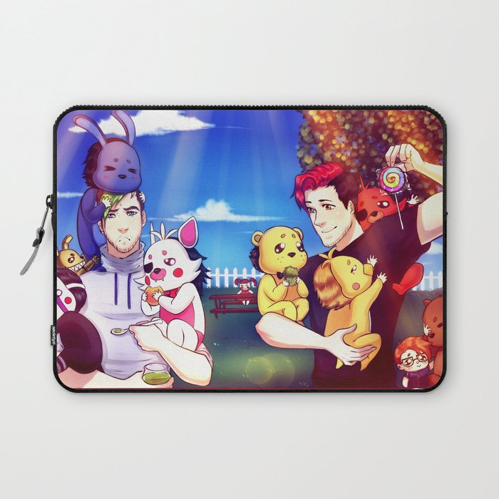 The Treasure That I Hold Markiplier Jacksepticeye And Fnaf Laptop Sleeve By Drawwithrydi Society6
