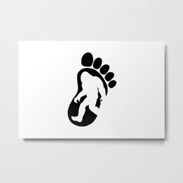 Big footprint Metal Print