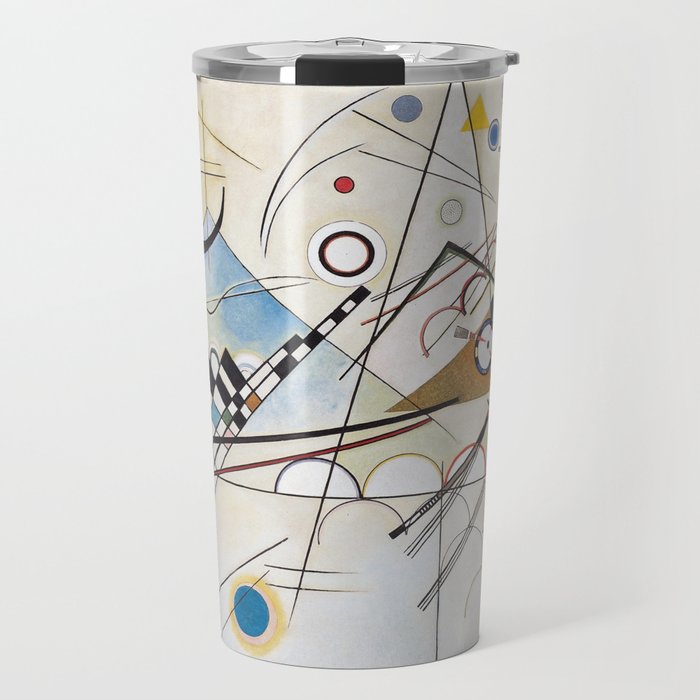"Composition 8" by Wassily Kandinsky, 1920s Travel Mug