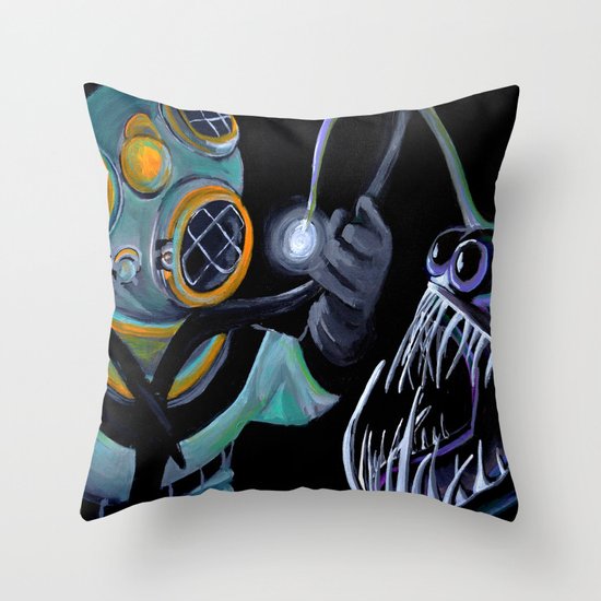 Lighting the Way Throw Pillow