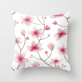 Patagonia  Cherry flower Throw Pillow