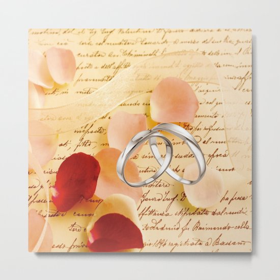 Just a note to say I love you. . . Metal Print