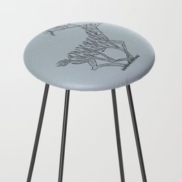 Deer Branches Counter Stool