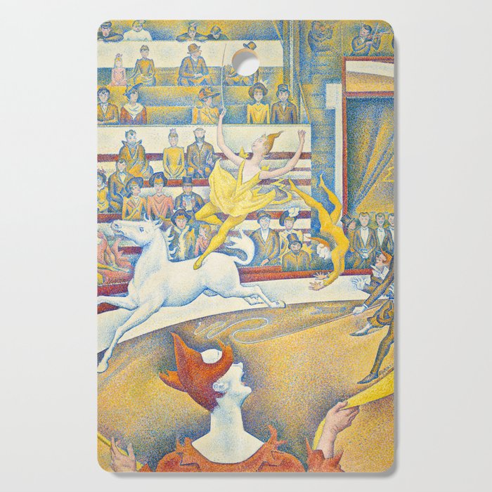 The Circus, Le Cirque, 1891 by Georges Seurat Cutting Board