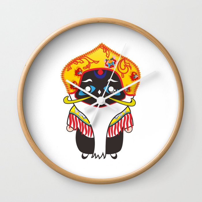 Tibetan God (cute version) Wall Clock