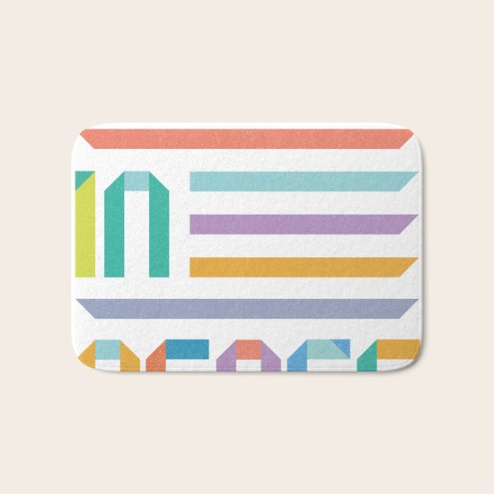 Live In Peace Bath Mat