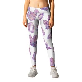 Crystals - Amethyst Leggings