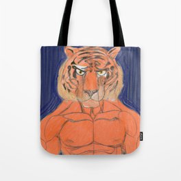 The Masked Tiger  Tote Bag